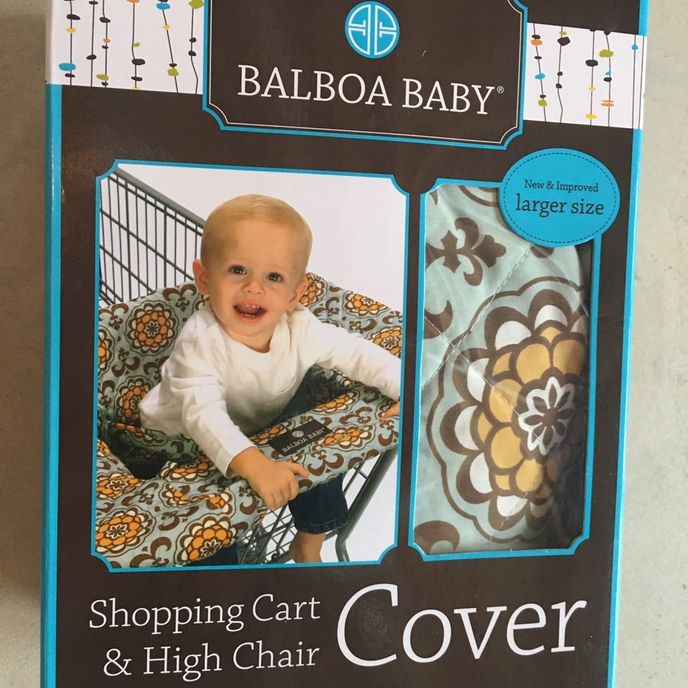 NIB Balboa Baby Shopping Cart & High Chair Cover